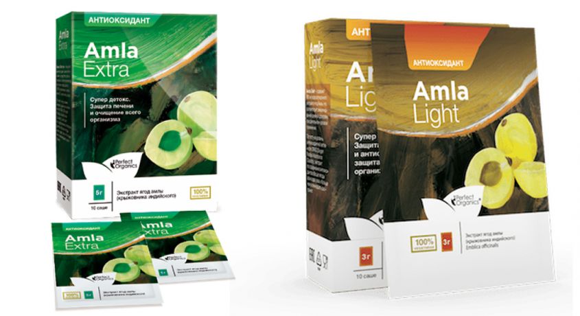 Защита твоего организма! Скидка 50% на покупку от 1 до 10 упаковок антиоксиданта Amla Extra и Amla Light.