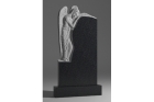 Памятник из черного мрамора «Ангел девочка»