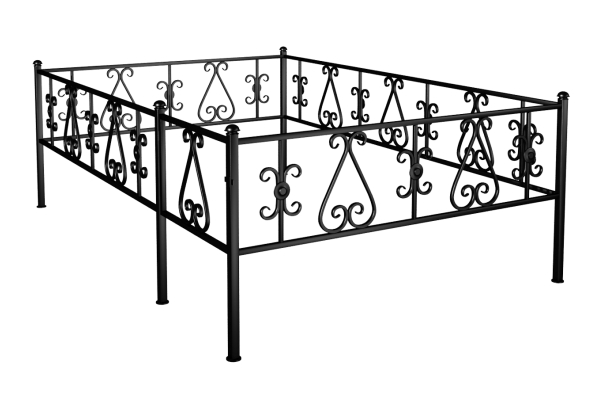 Металлическая ограда на могилу «О9»