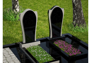 Установка цветника на могилу