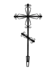 Крест могильный из металла